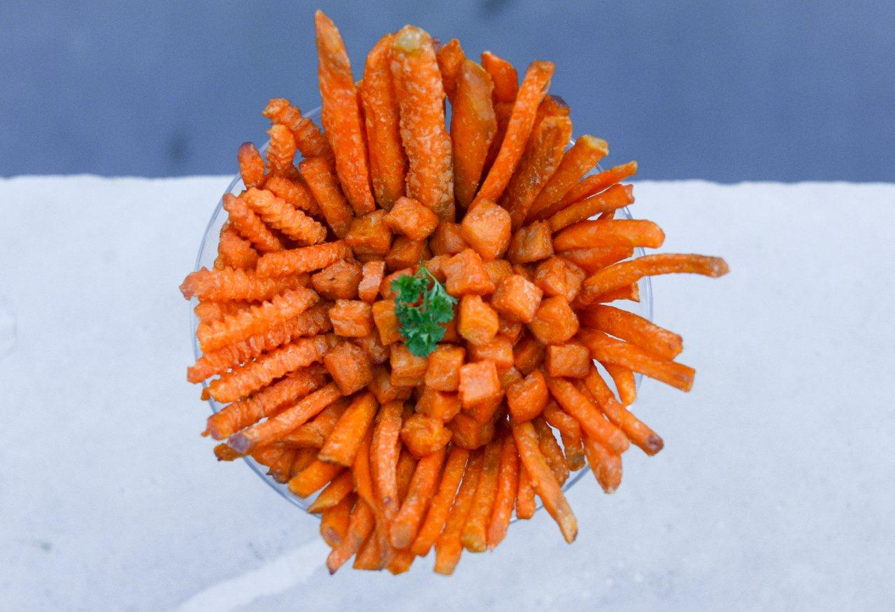 sweet potato plate fry